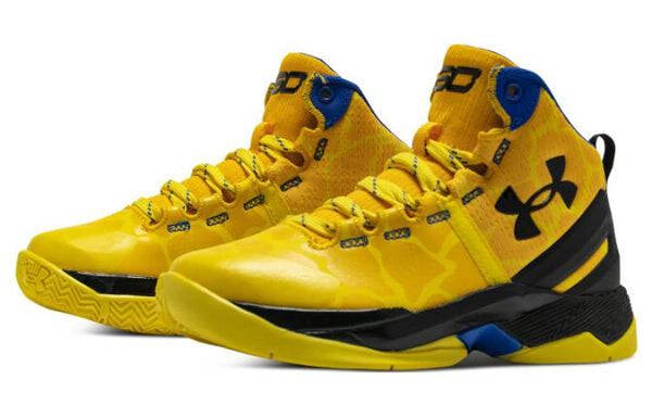 Кроссовки curry 2 retro 'double bang' Under Armour, золотой — фото 3