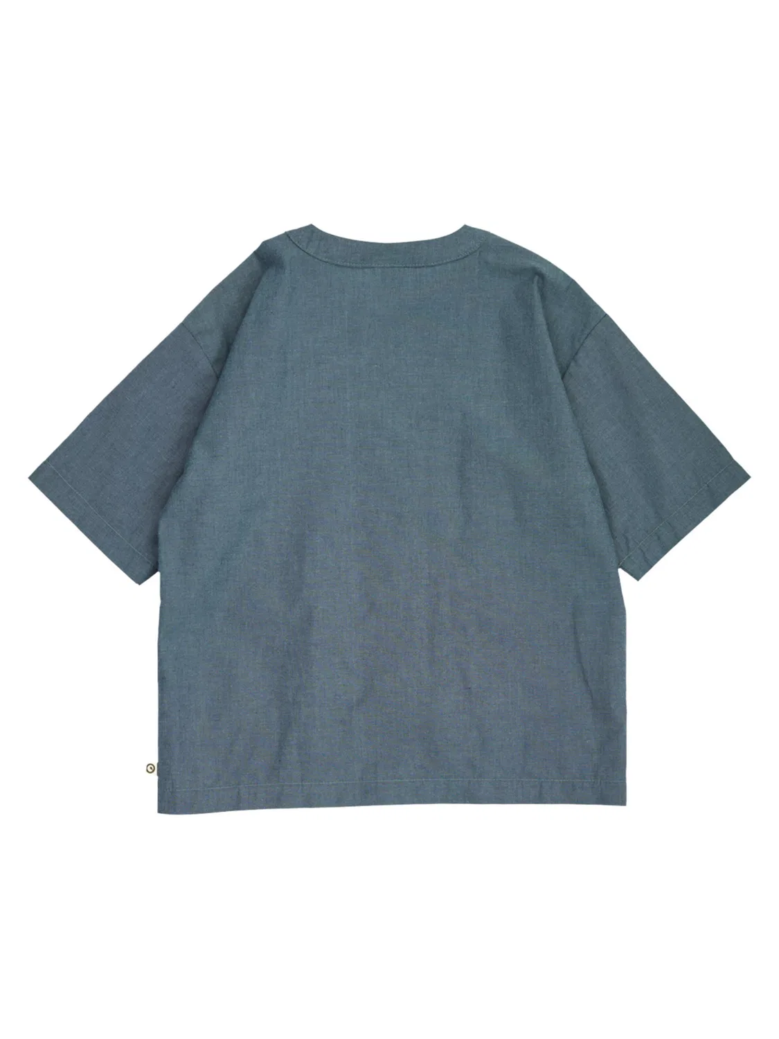 Рубашка на пуговицах стандартного кроя Müsli By Green Cotton, Light Blue/Dark Blue — фото 2