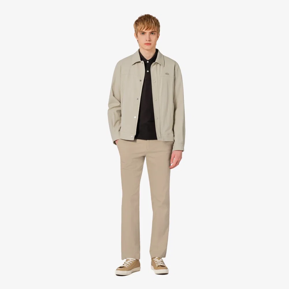 Футболка-поло Lacoste French Regular Fit мужская, базовая, коричневый — фото 4