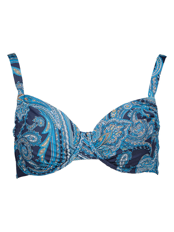 

Верх бикини LASCANA Oberteil, цвет dunkelblau/bunt