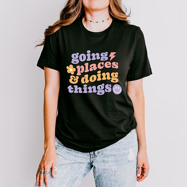 

Футболка с коротким рукавом Going places and doing things Simply Sage Market, Black, Черный, Футболка с коротким рукавом Going places and doing things Simply Sage Market, Black