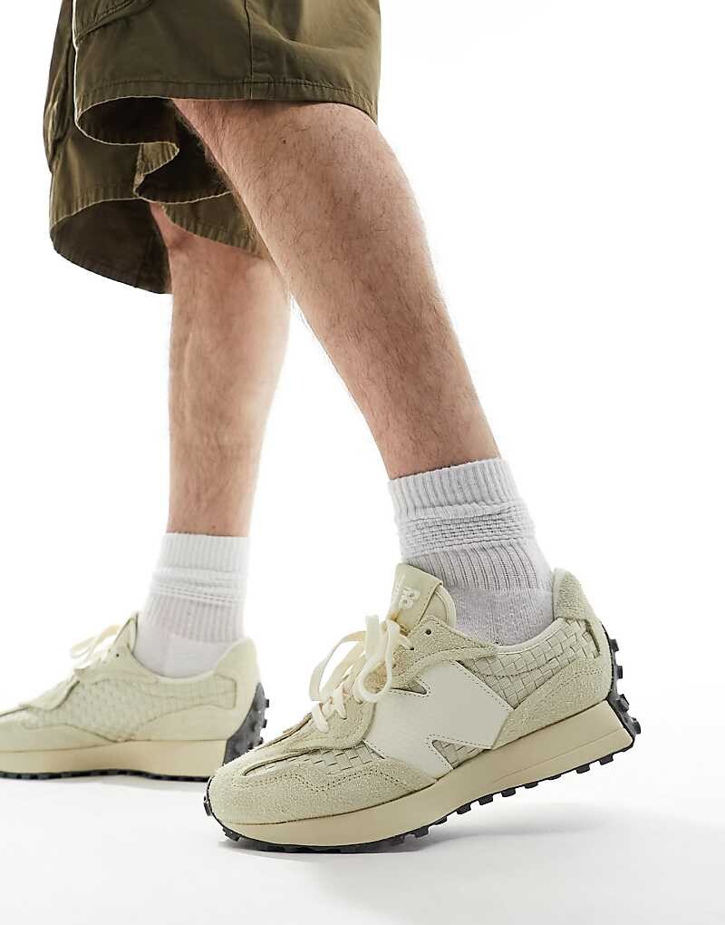 New Balance – 327 – Светло-зеленые спортивные туфли