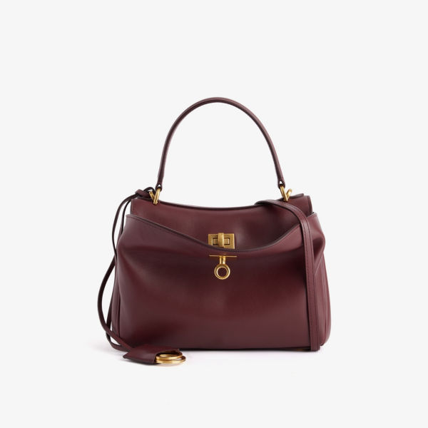 

Сумка с верхней ручкой Rodeo из кожи Balenciaga, бордовый