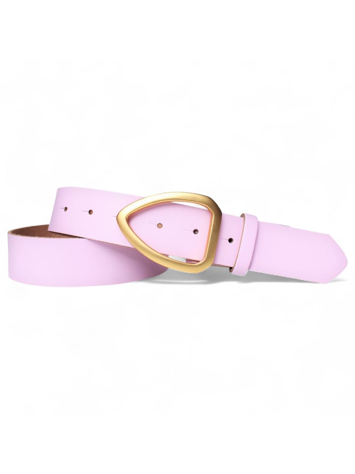 

Женский ремень с золотой пряжкой из розового золота FRONHOFER