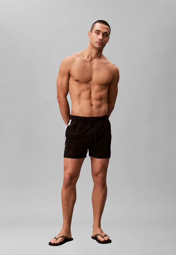 Плавки с логотипом Calvin Klein Swimwear, Black — фото 2