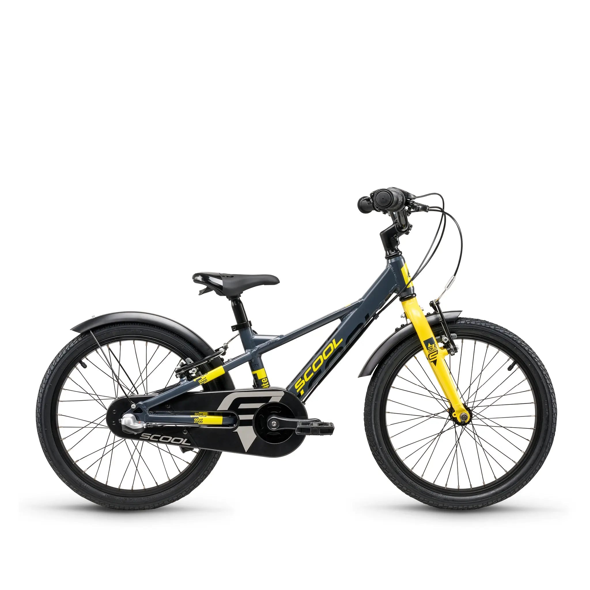 

Детский велосипед S'COOL Junior Bikes XXlite EVO 18 дюймов 3-Gang Dark Grey/Yellow