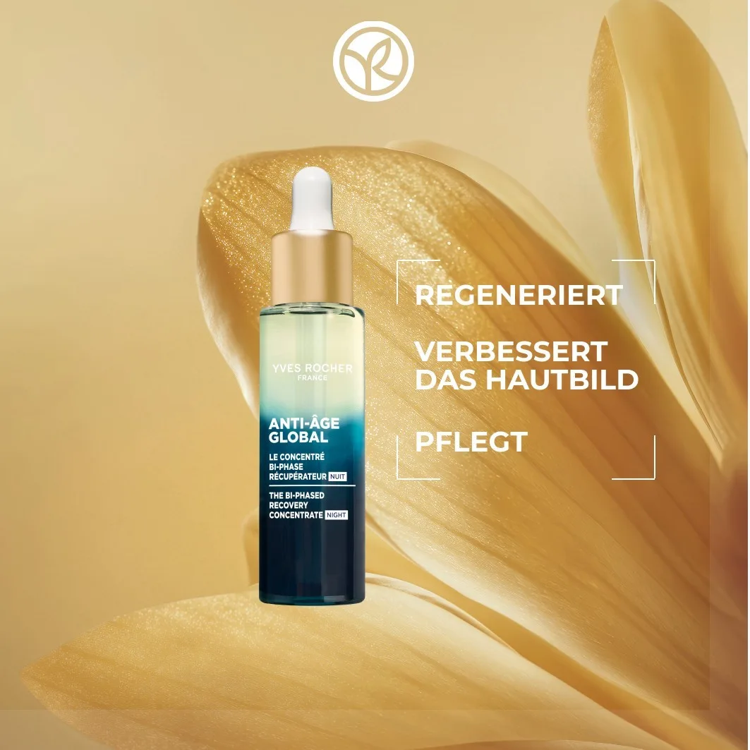 Сыворотка Yves Rocher — Антивозрастная regenerierendes -фазный nachtkonzentrat, 30 мл — фото 2