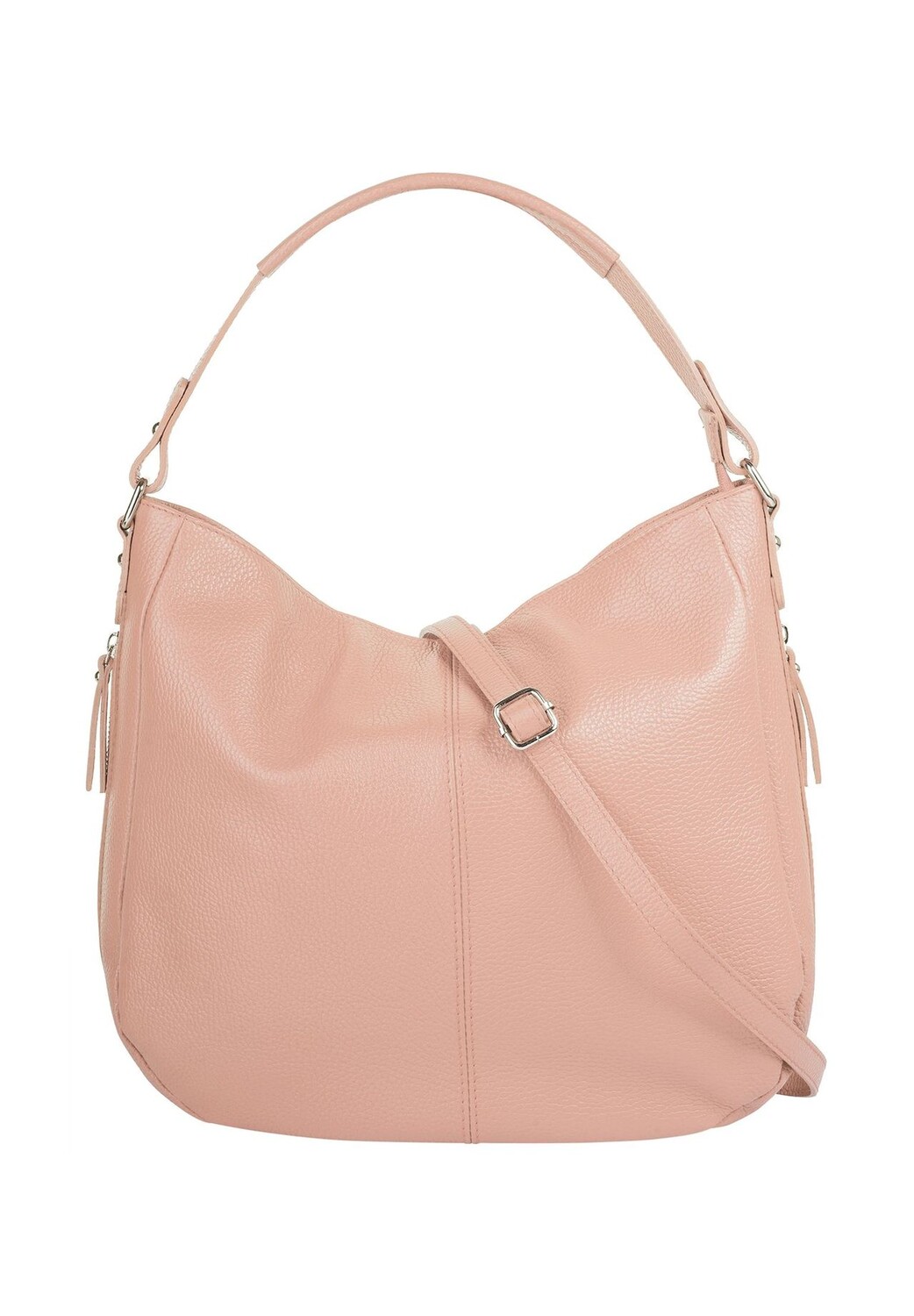 

Шопер, натуральная кожа, сделано в Италии Cluty, розовый