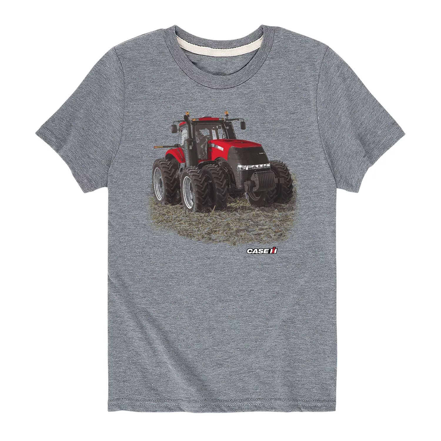 

Футболка Case IH Magnum Tractor с графическим рисунком для мальчиков 8–20 лет Licensed Character, серый