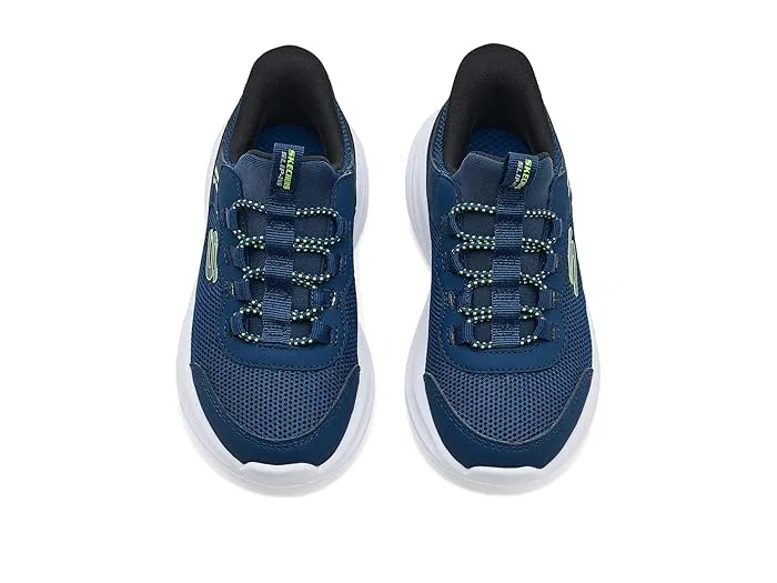 Кроссовки с технологией Hands Free Slip-Ins Bounder Pro 404208L SKECHERS KIDS, Navy — фото 3