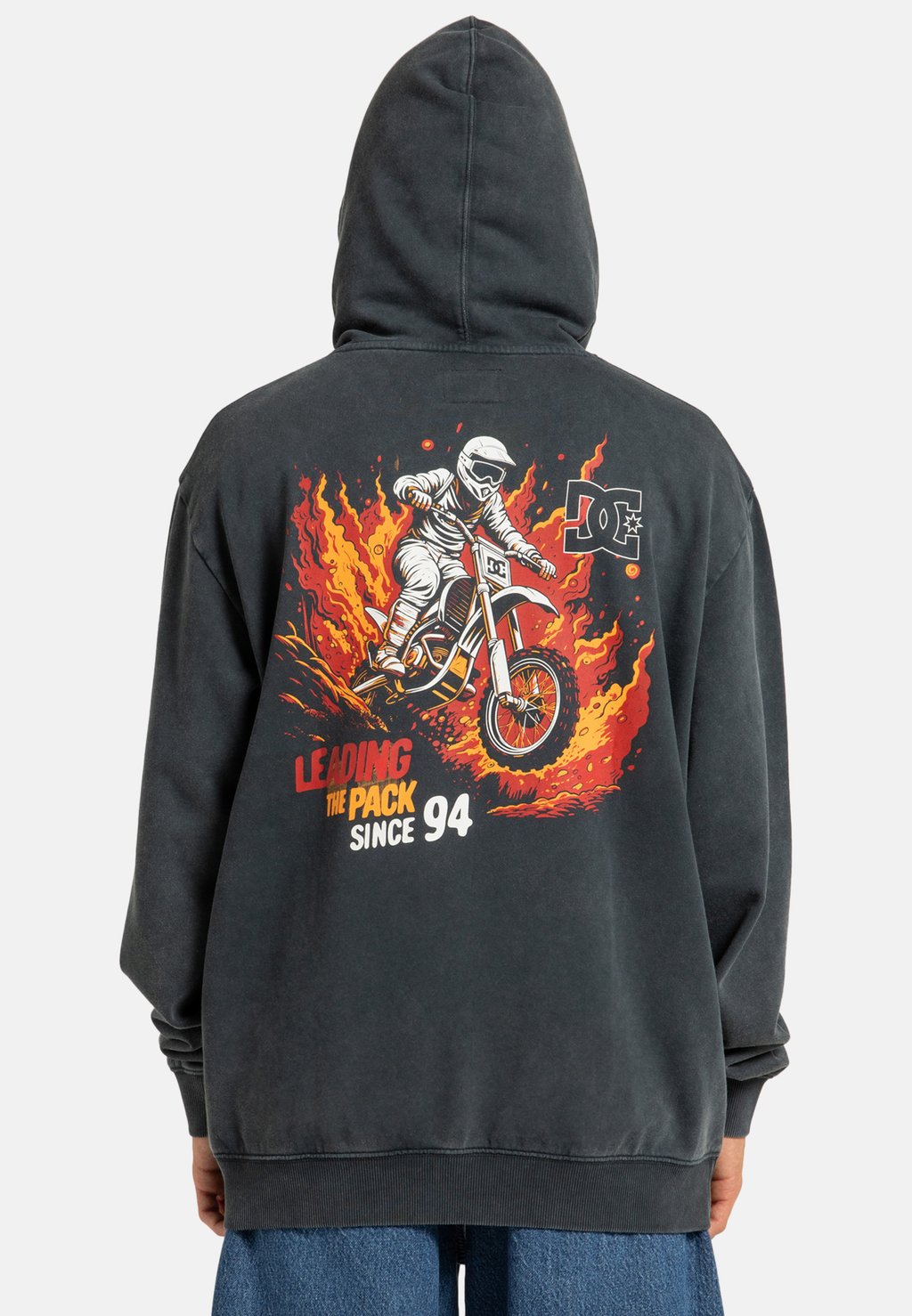 

Толстовка LEADING THE PACK - Hoodie DC Shoes, темно-серый