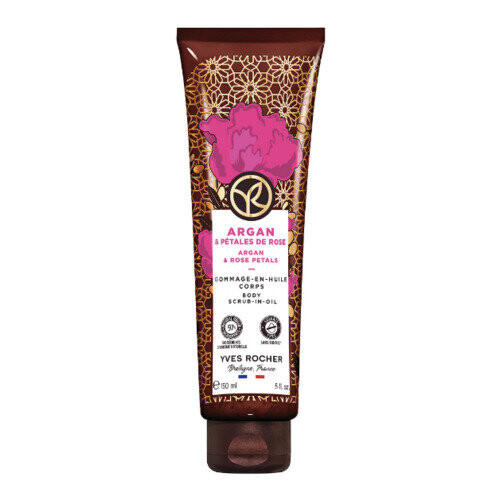 

Скраб для тела с маслом арганы и лепестками розы Yves Rocher, 150 мл