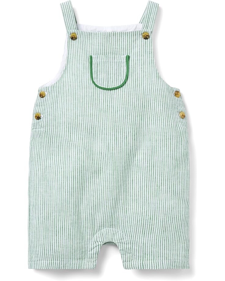 

Брюки Janie and Jack Microstripe Overall, зеленый