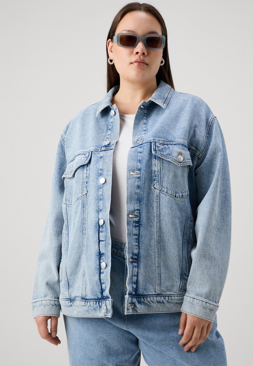 

Джинсовая куртка TRUCKER JACKET Tommy Hilfiger, светло-голубой деним