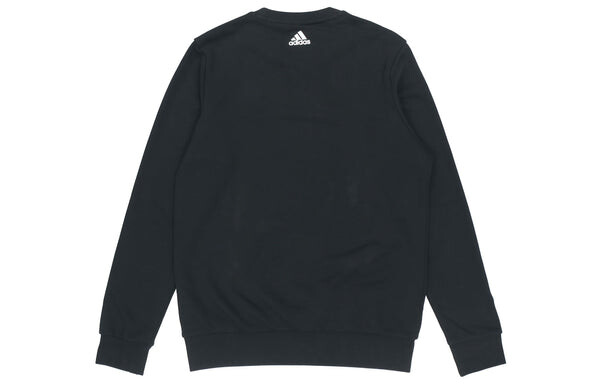 Толстовка adidas MH Gfx Ft Bos Round Neck Logo Sports Black, черный — фото 2
