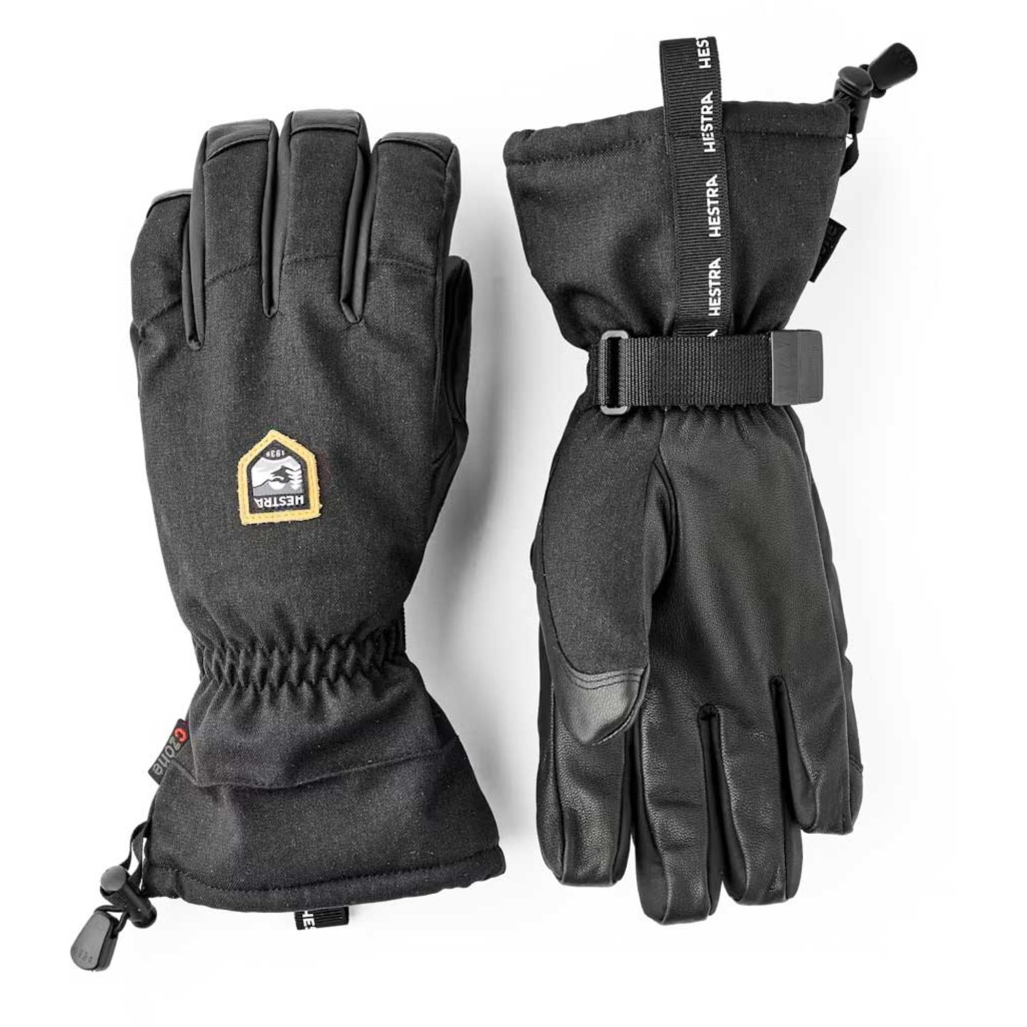 

Мужские пятипальцевые перчатки CZone Mountain Hestra, Black