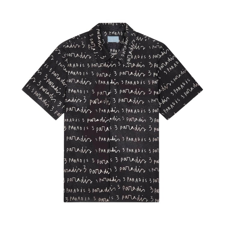 

Рубашка 3.PARADIS x Edgar Plans Short-Sleeve Shirt, черный