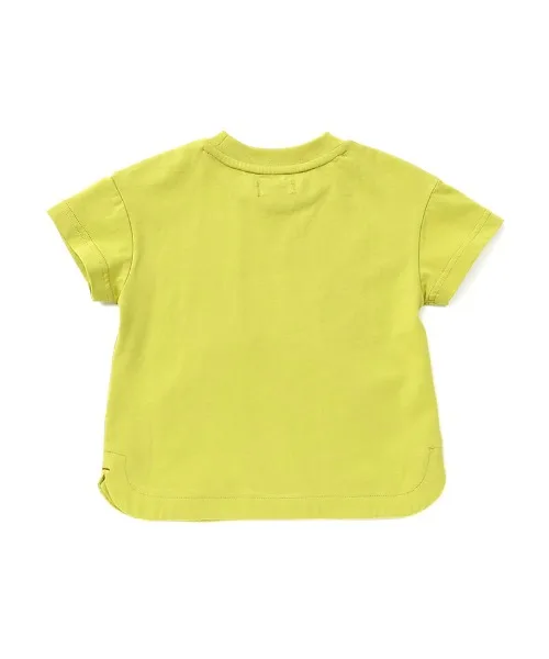 Футболка с круглым вырезом n.o.u.s T-shirt желтая — фото 3
