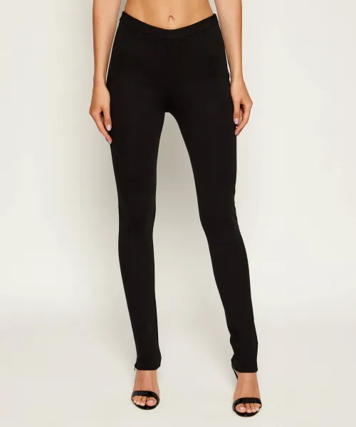 

Пастельные брюки-сигареты Slim fit Pinko, черный