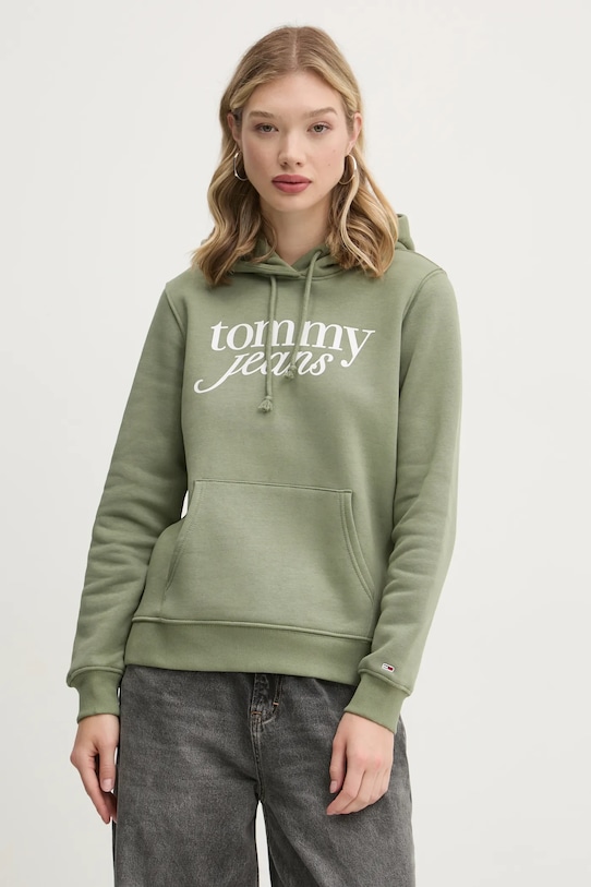 

Толстовка Tommy Jeans, зеленый