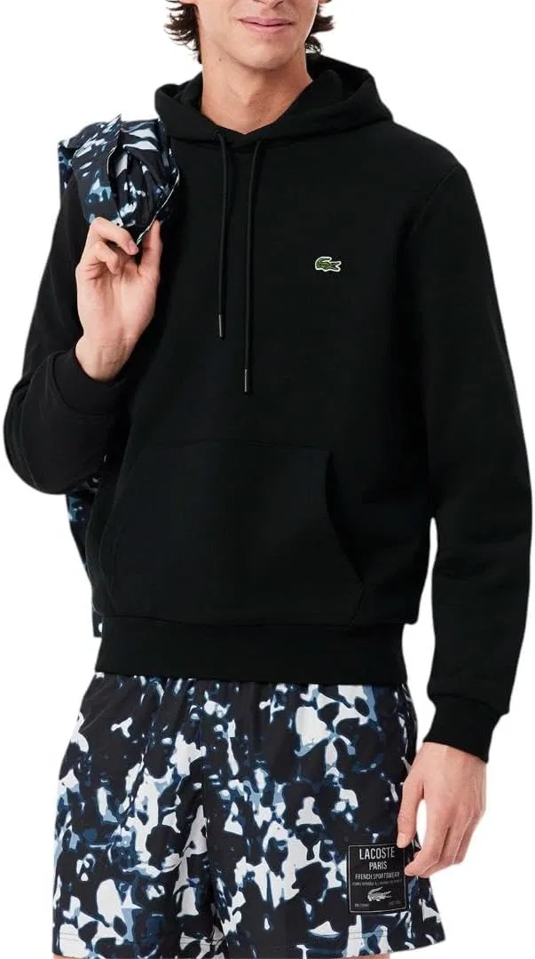 Толстовка Lacoste Мужская Хлопковая Флисовая с Капюшоном