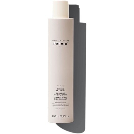 

Разглаживающий органический шампунь с маслом миндаля и льна, 250 мл Previa