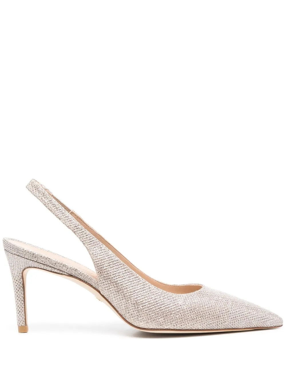 Туфли Stuart 75 с ремешком на пятке Stuart Weitzman, нейтральный