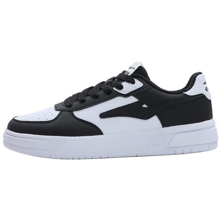 

Кроссовки для скейтбординга мужские Slip Resistant Shock Absorbers Low top Erke, белый/черный