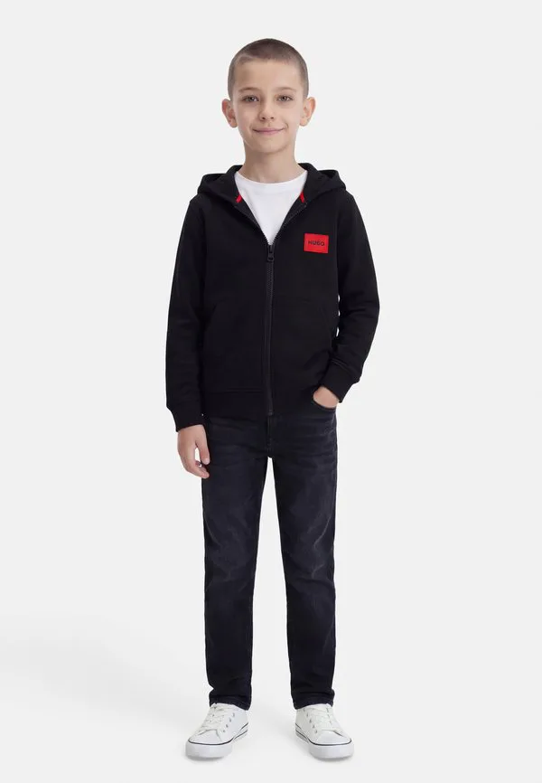 Кардиган с капюшоном на молнии Hugo Kids, Black