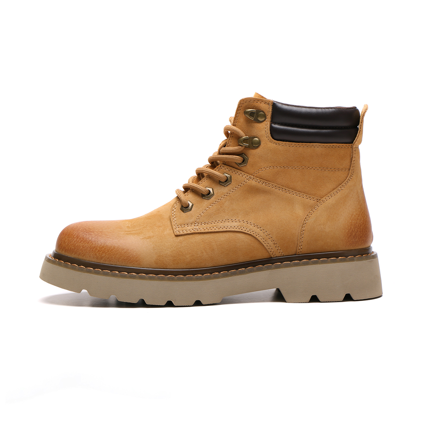 

Meixi Мужские ботинки Martin, цвет Camel, цвет Khaki