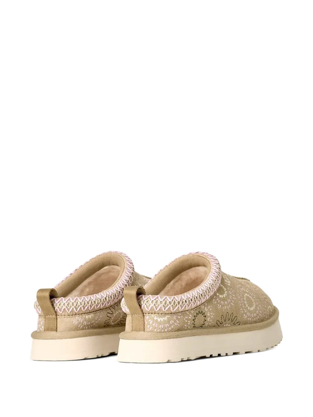 Тапочки Tazz Sun Stitch с узором UGG Kids, бежевый — фото 3