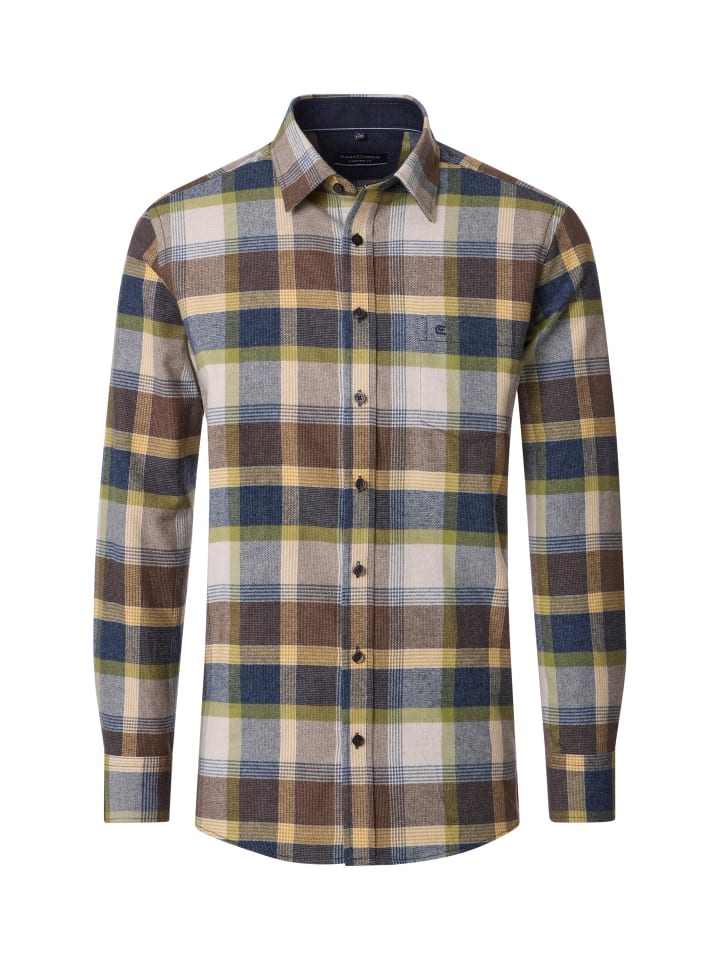 

CASAMODA Повседневная рубашка коричневого цвета