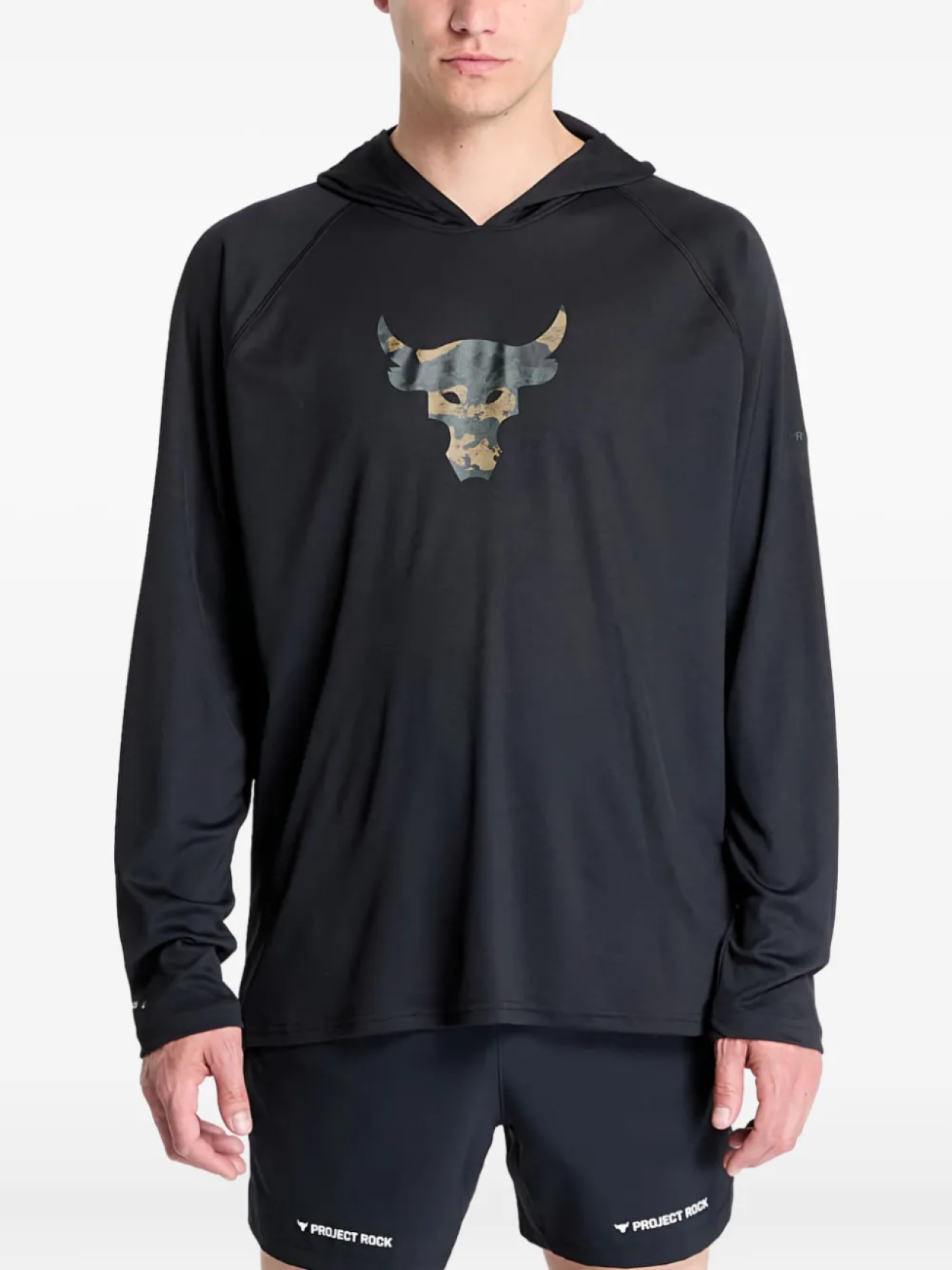 

Толстовка с капюшоном Under Armour Isochill с камуфляжным принтом, черный