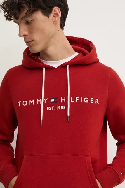 Худи мужская с капюшоном Tommy Hilfiger, синий — фото 4