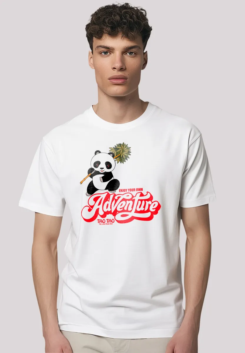 

Футболка F4NT4STIC "Tao Tao Adventure", премиум качество, мультфильм, сериал, белый