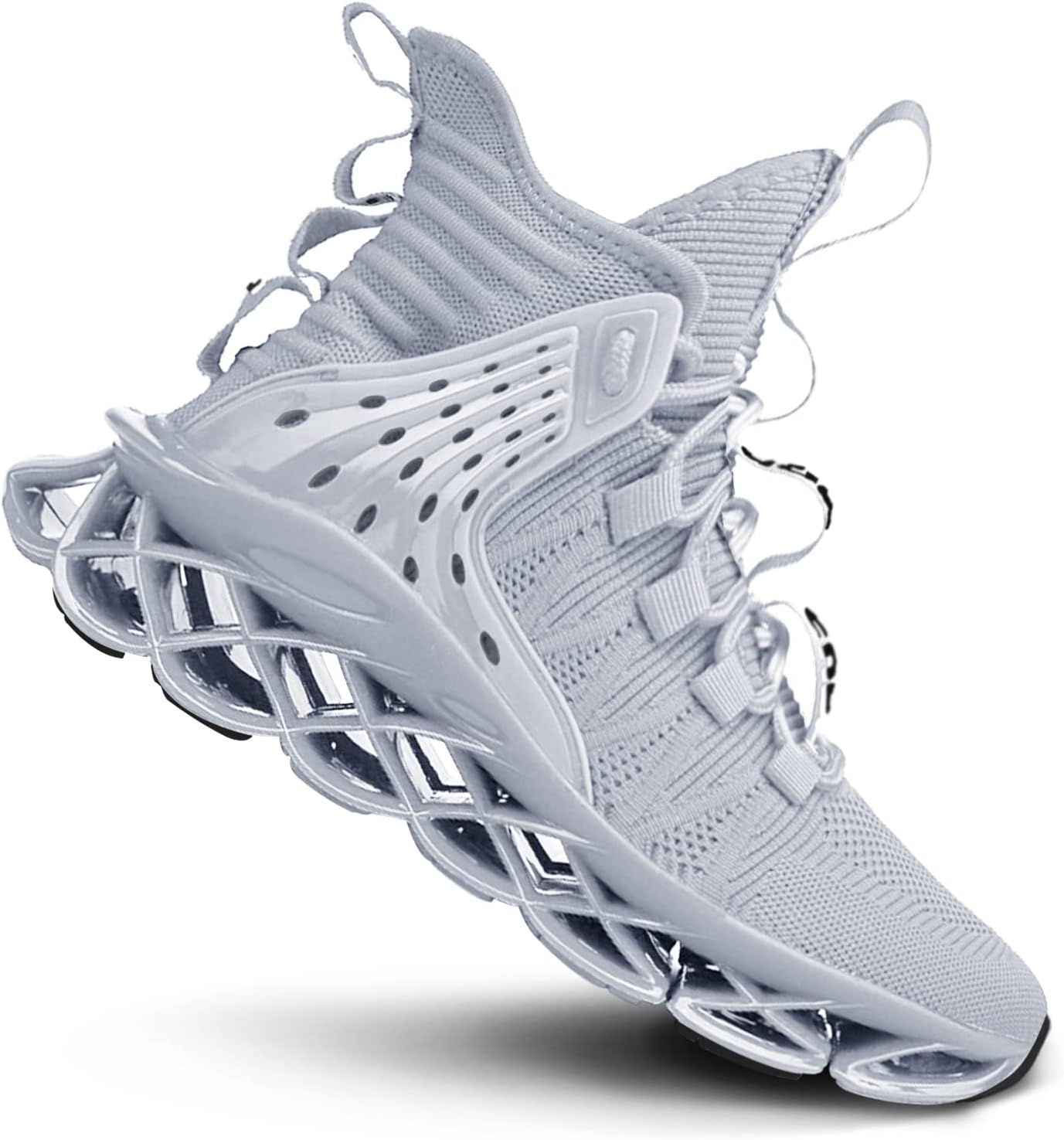 

Кроссовки DUDHUH для мужчин, удобные спортивные, для кросс-тренинга, повседневной ходьбы, модные мужские теннисные носковые кеды, светло-серый