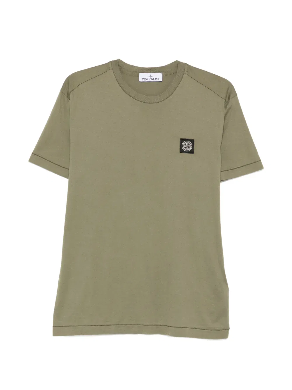 Футболка с нашивкой с логотипом Compass Stone Island, зеленый