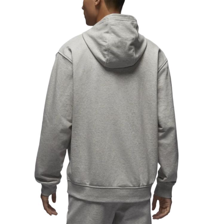 Толстовка dri fit мужская heather gray Jordan, серый — фото 4
