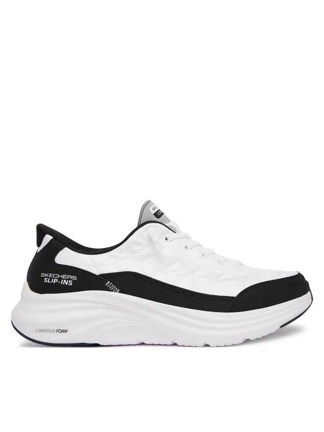 Skechers Кроссовки-слипоны Contour Foam - Cozy Fit Golden Hour 232619/WBK White