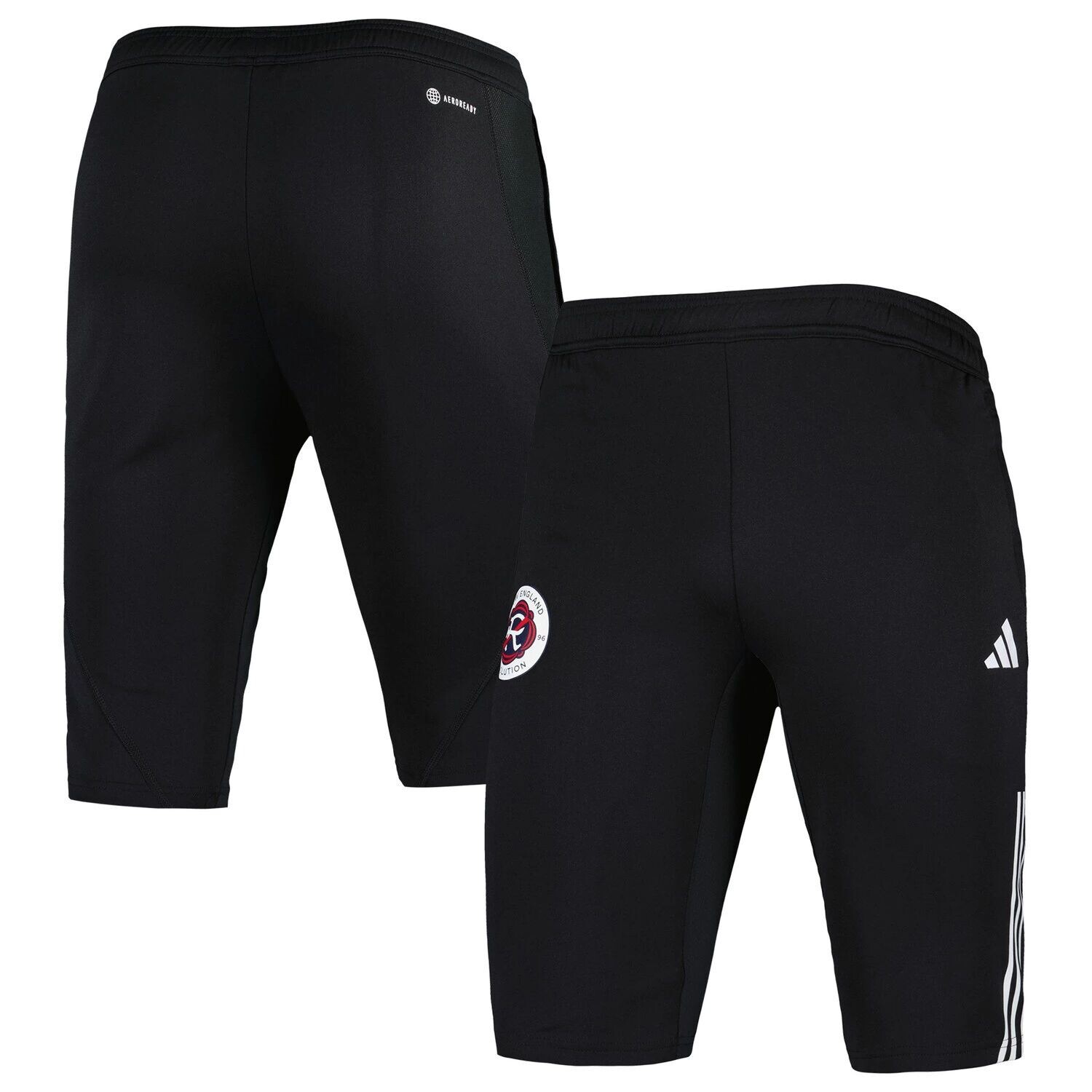 

Мужские черные полубрюки для тренировок AEROREADY New England Revolution 2023 adidas