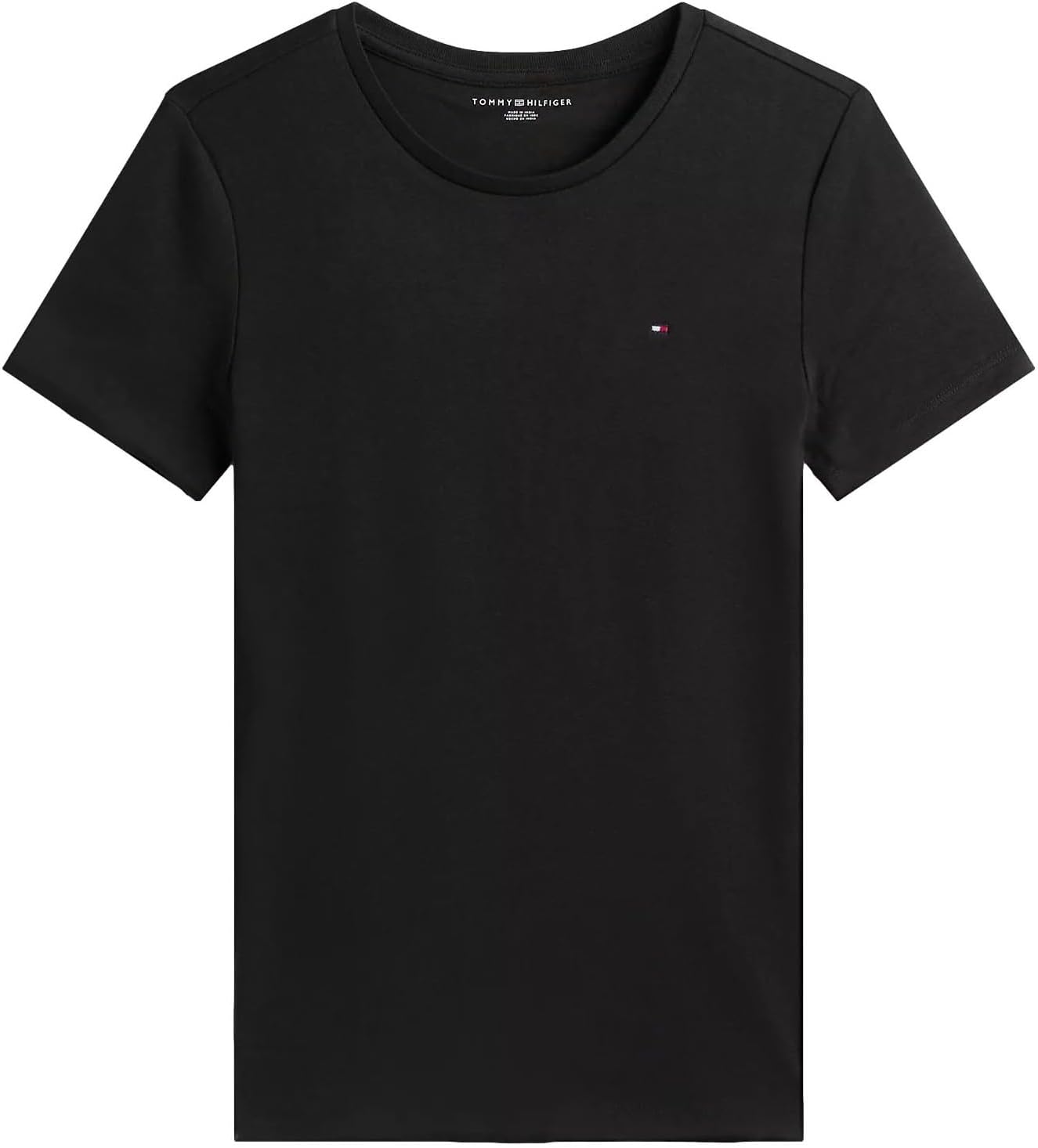 

Tommy Hilfiger Женская базовая базовая хлопковая легкая мягкая, Dark-Sable Black, Черный, Tommy Hilfiger Женская базовая базовая хлопковая легкая мягкая, Dark-Sable Black