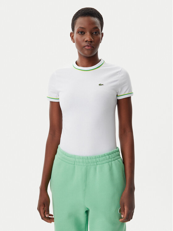 

Облегающая футболка TF0347 Lacoste, белый