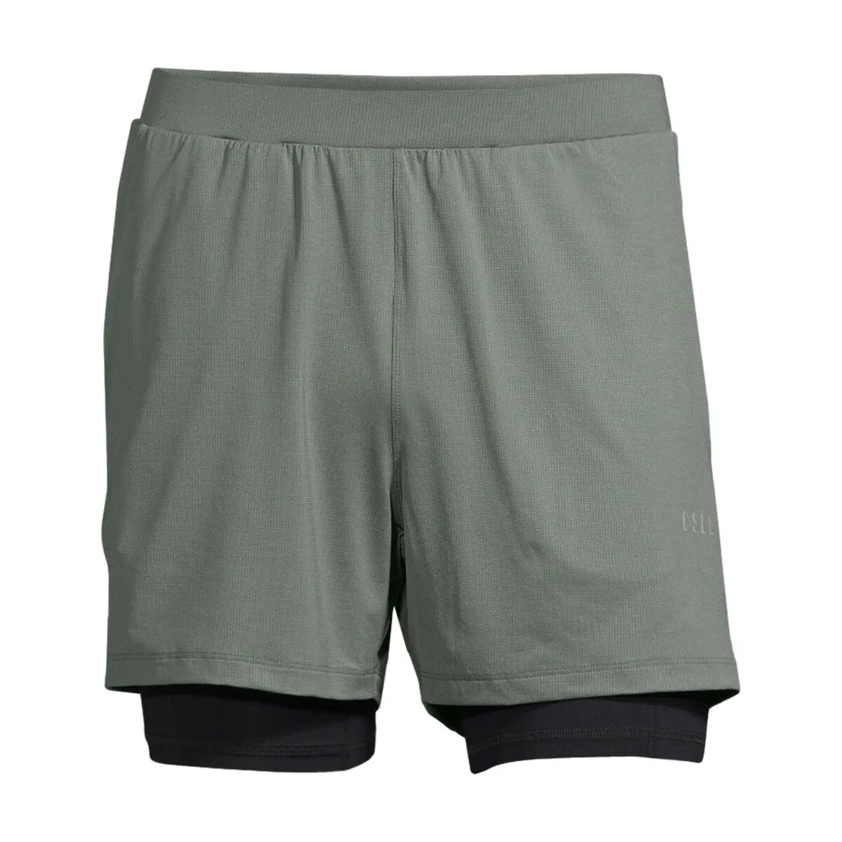 

Шорты мужские M Double Layer Shorts Casall, серовато-зеленый