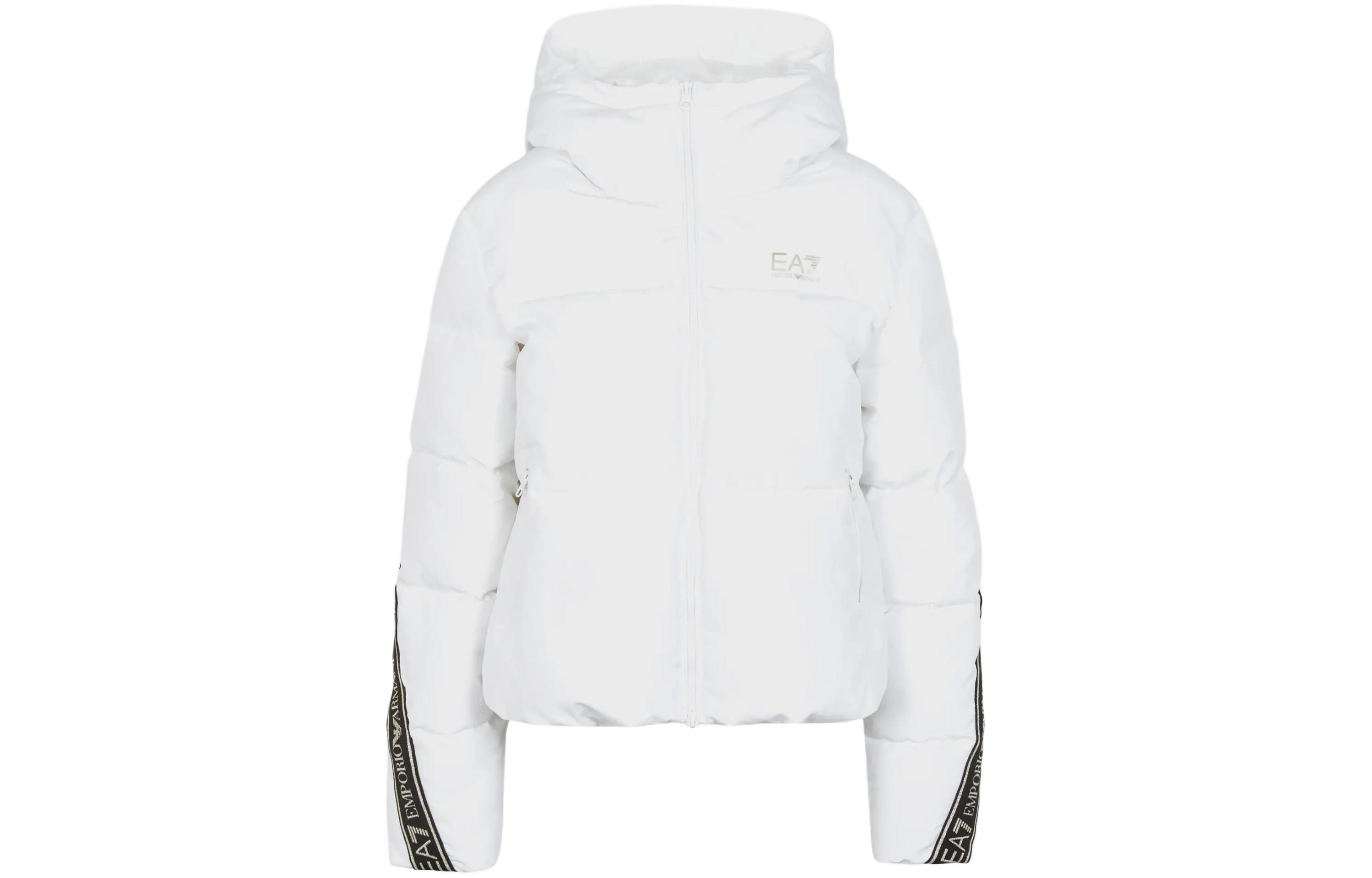 

EMPORIO ARMANI Куртка пуховик EA7 SS24 женская черная, White