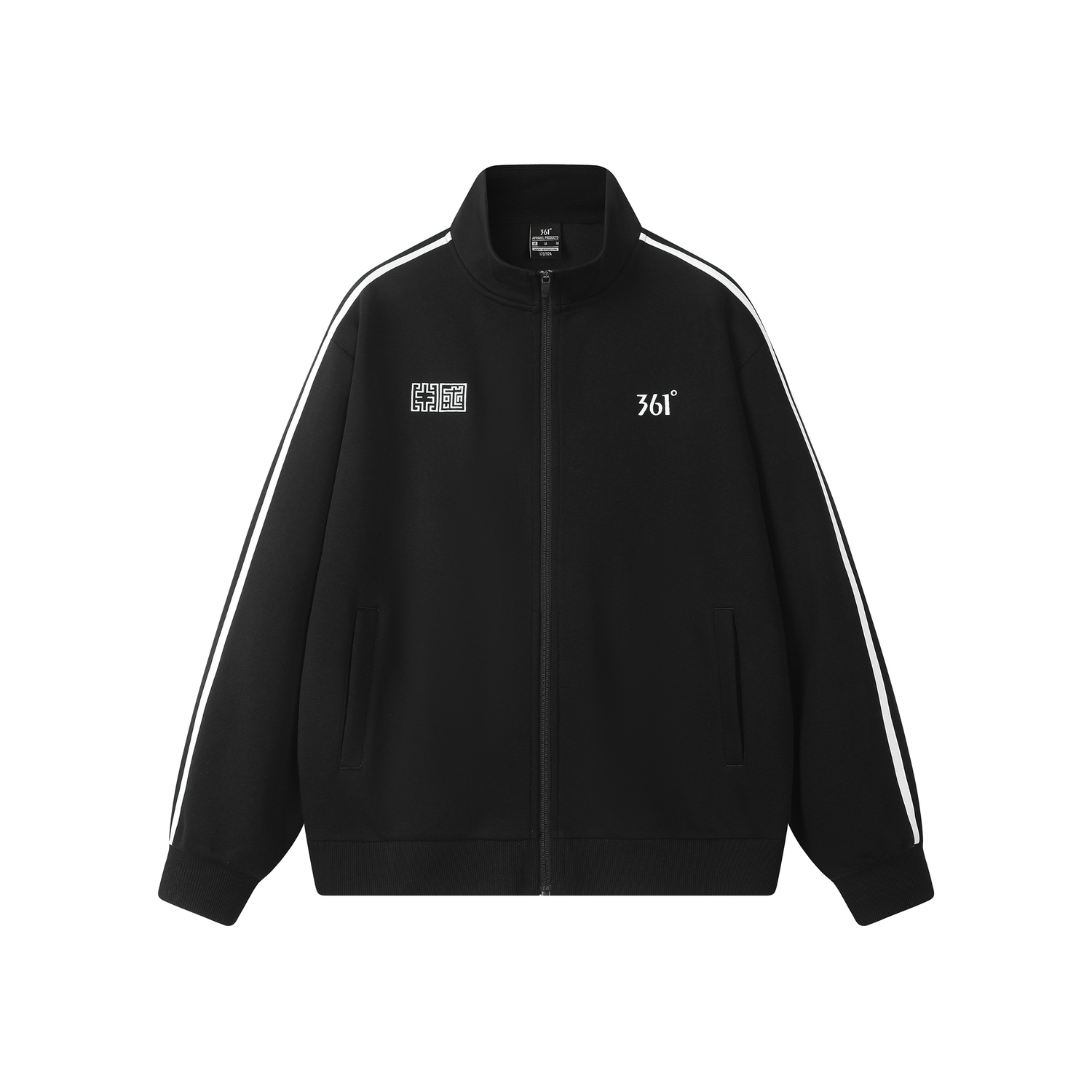 

Куртка Unisex Stand Collar Moderate Others 361°, белый heather серый