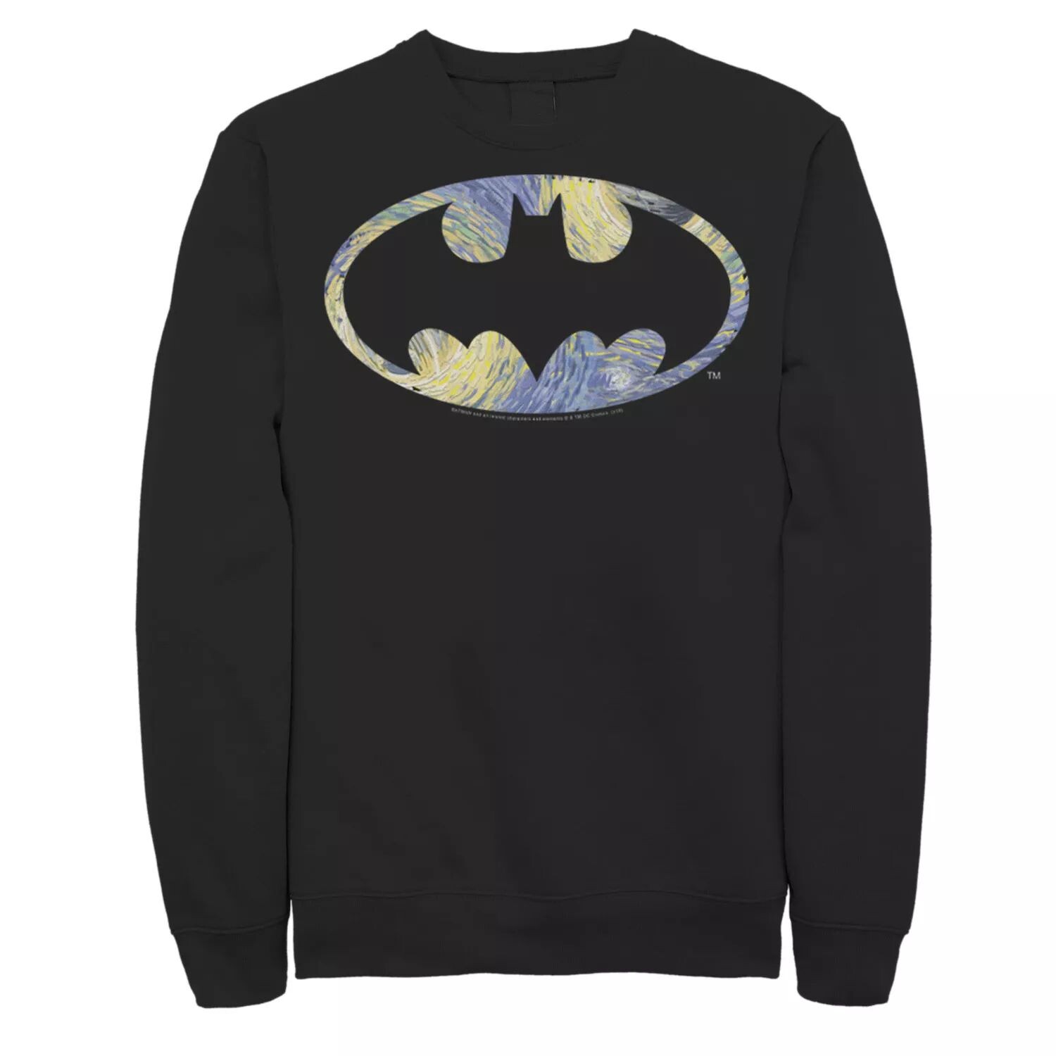 

Мужской свитшот с логотипом Batman Starry Night DC Comics, синий