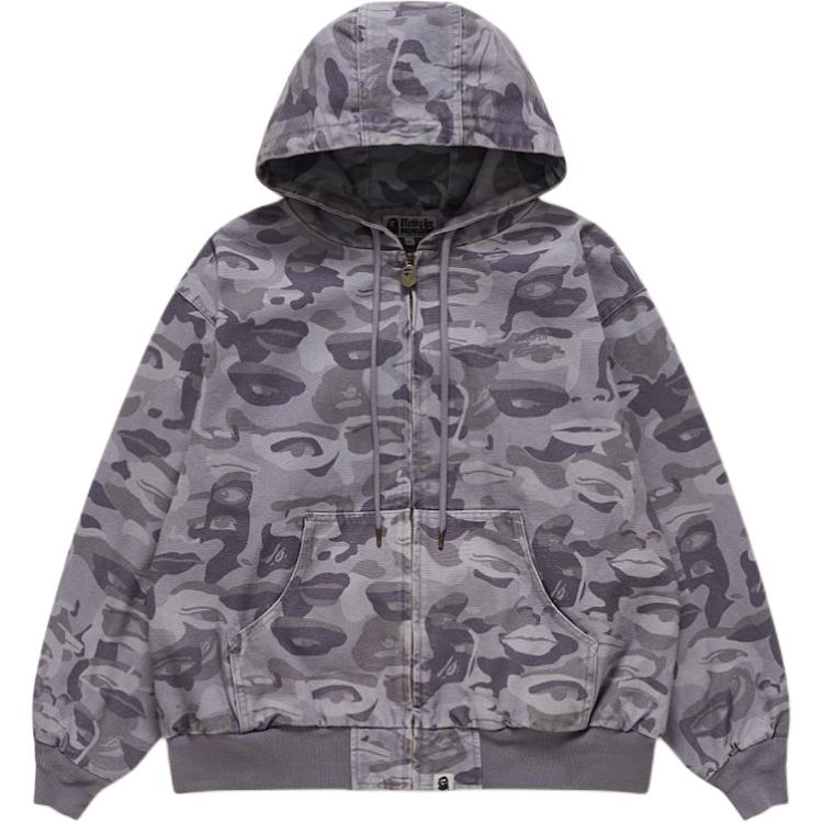 A BATHING APE Куртка Bape X KidSuper с камуфляжным жаккардом, Black — фото 3