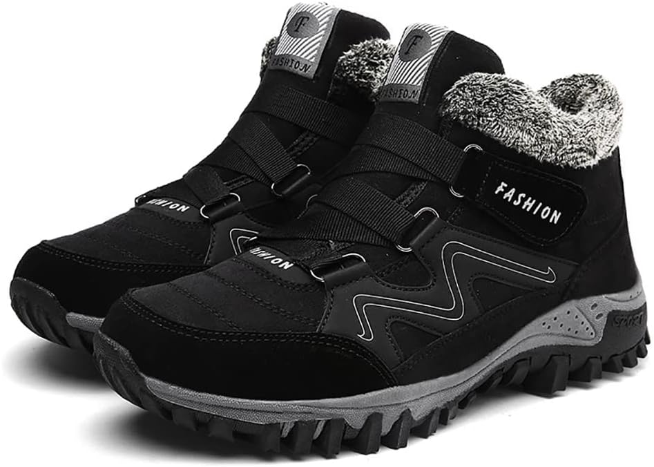 

Ботинки Jfxgjuv Fleekcomfy Snowy Villi из кожи на щиколотку, мужские и женские, зимние термо-ботинки Villi с платформой, модные высокие ботинки, водонепроницаемые, противоскользящие, прочные, зимние для походов, флисовые ботинки на щиколотку, че...