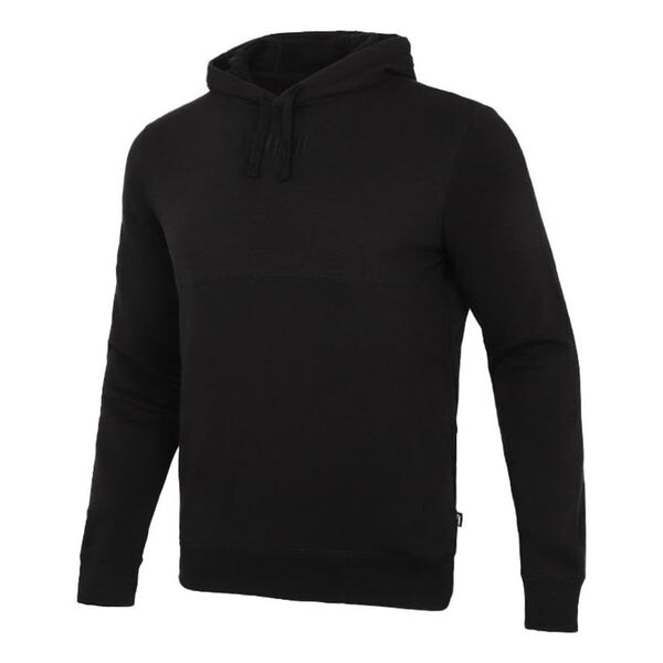 

Толстовка solid color sports knit drawstring black Puma, черный