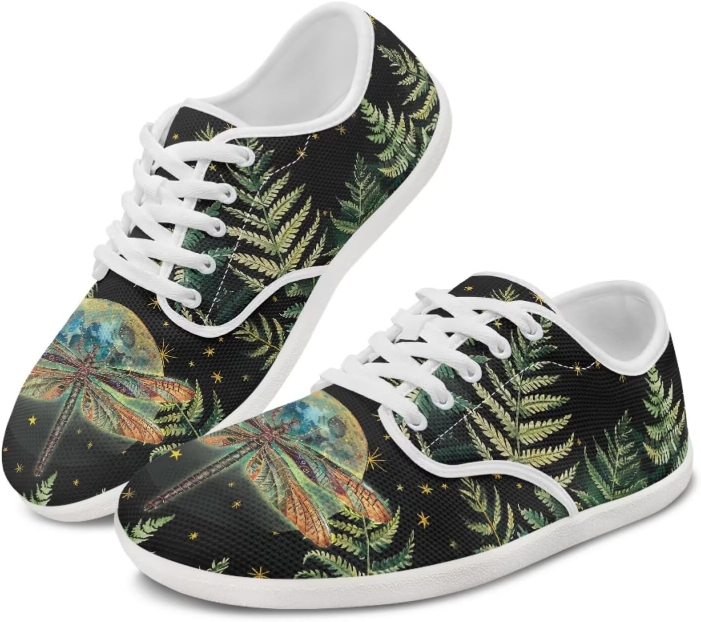 

Кроссовки chaqlin для мужчин и женщин, модные низкие спортивные кеды, удобные для тренировок, ходьбы, походов, с противоскользящей подошвой, Dragonfly Earth Leaves